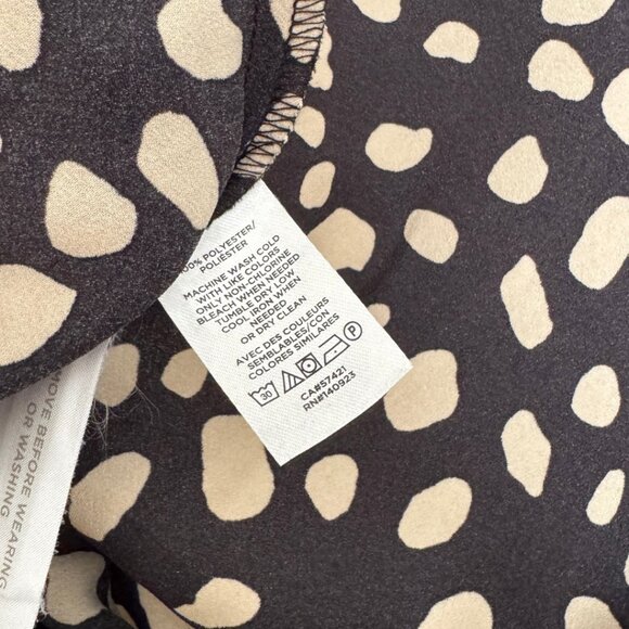 LOFT Black & White Abstract Dot Midi Skirt – XXL - Picture 8 of 8